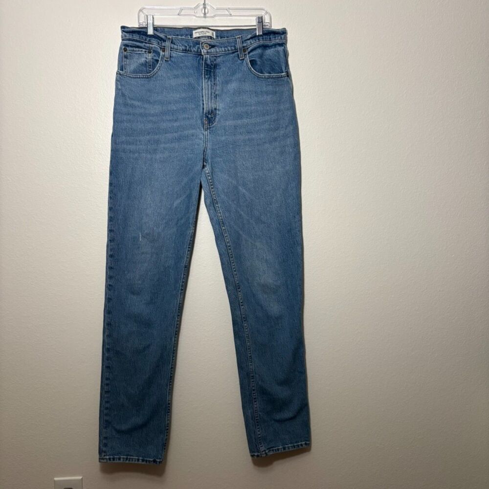Abercrombie & Fitch The '90s Straight Ultra High Rise Jeans 32/14XL